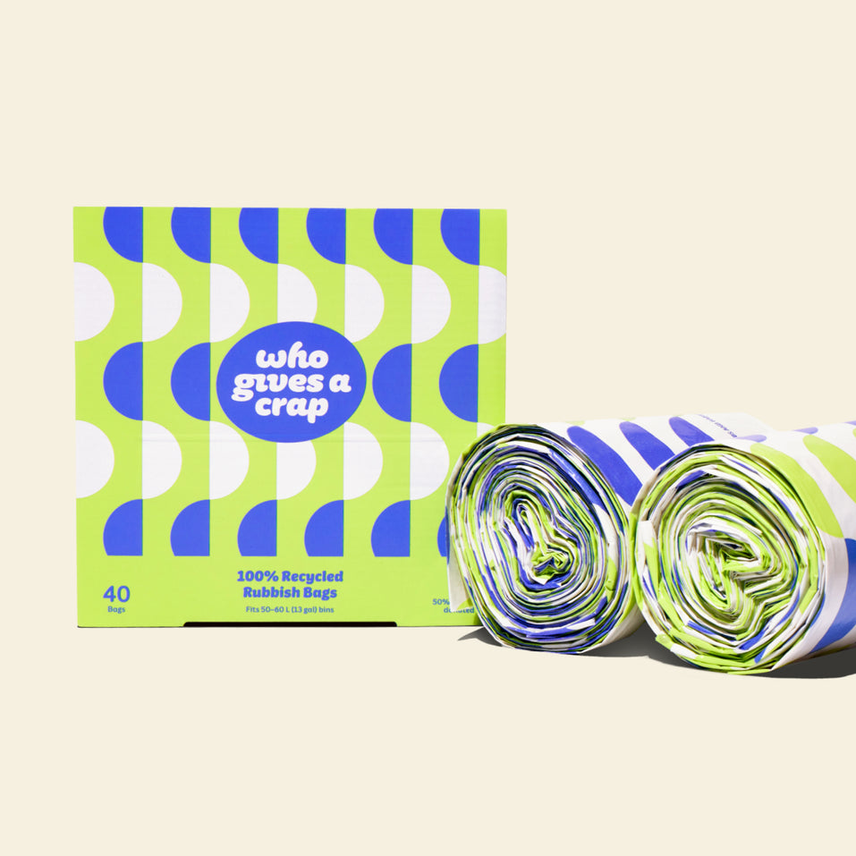 100% Recycled Garbage Bags