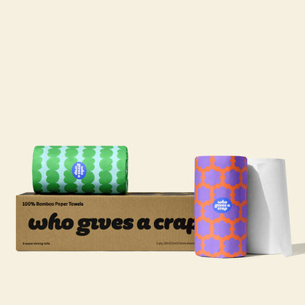 CF - Forest Friendly Paper Towels - 6 Double Length Rolls