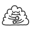 Illustrated cloud